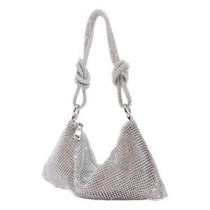 Silver Rhinestone Bag